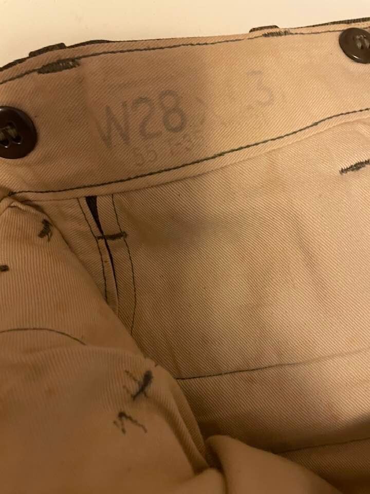 Original WW2 4th Infantry jacket and pants