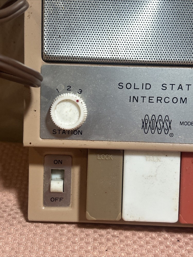 Vintage Ross RE-520 Intercom Solid State