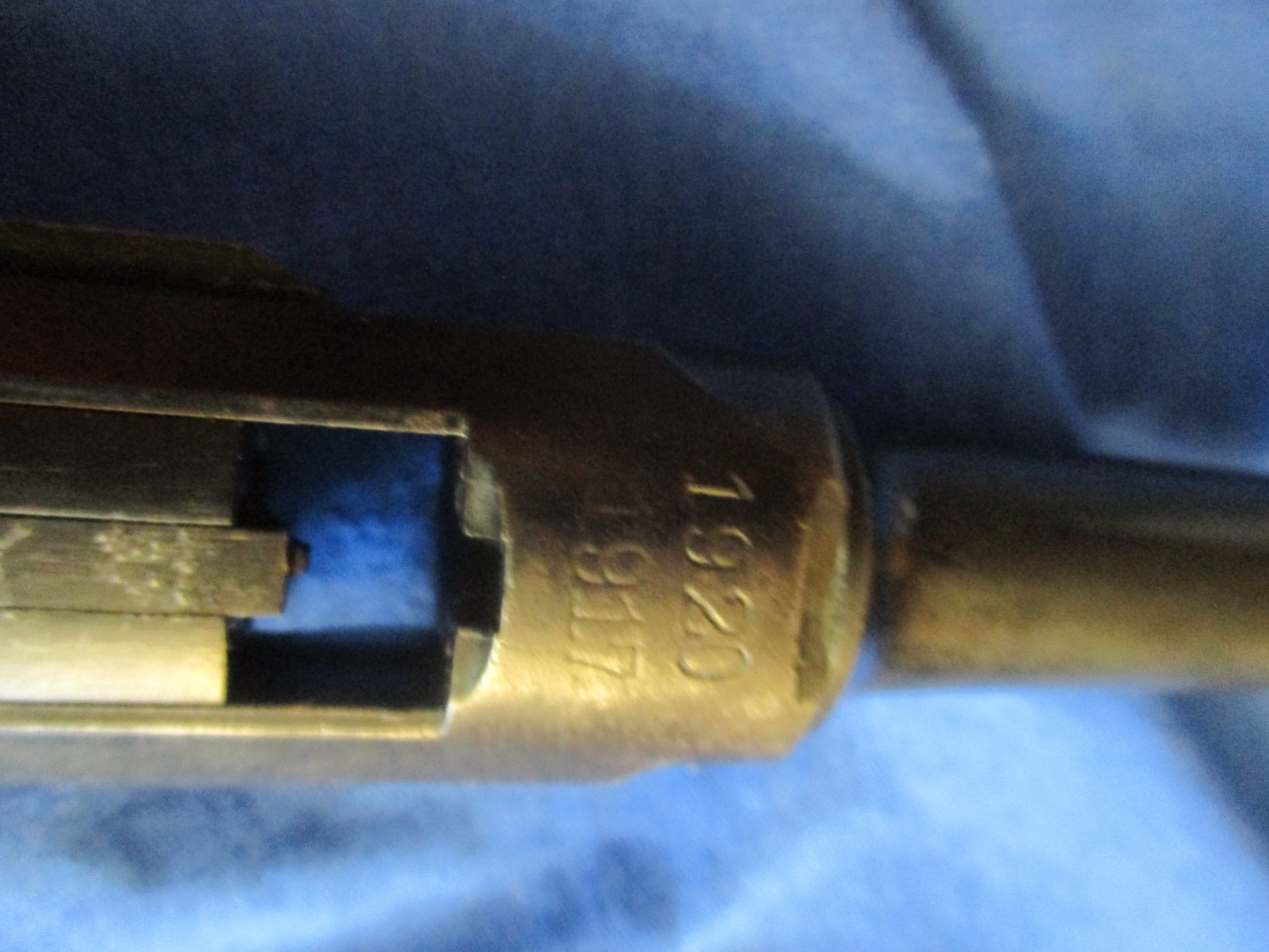 WW-1 1917 DWM P.08 Luger 9mm Slide, Toggle And Barrel Assembly non match Parts !