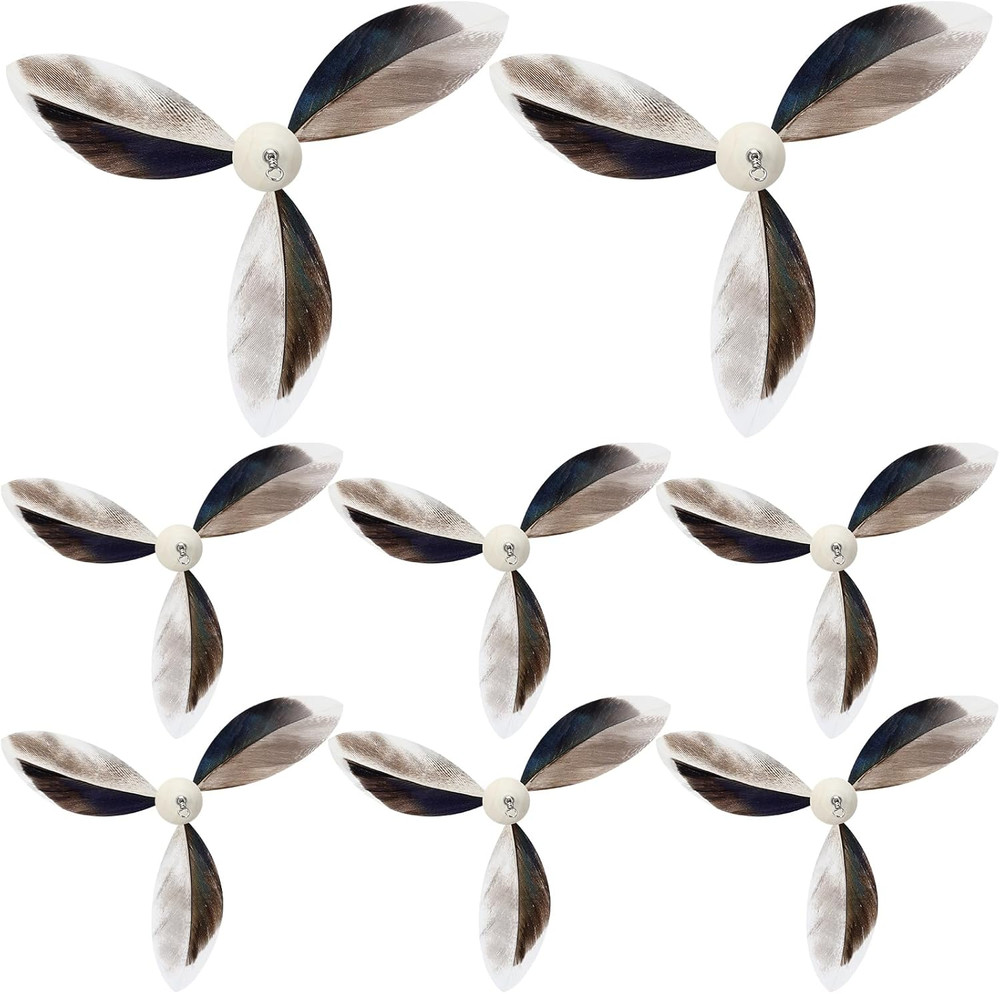 8 Pcs Cat Feather Propeller Refills Propeller Interactive Cat Toy Refills Kitten