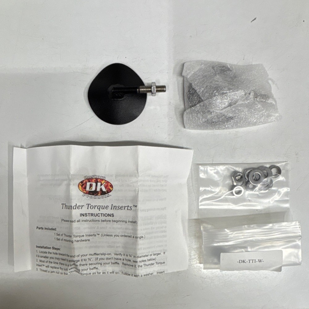 Thunder Torque Inserts - Fits 3'' Diameter & Larger - Set DK-TTI-258W. 2 inserts