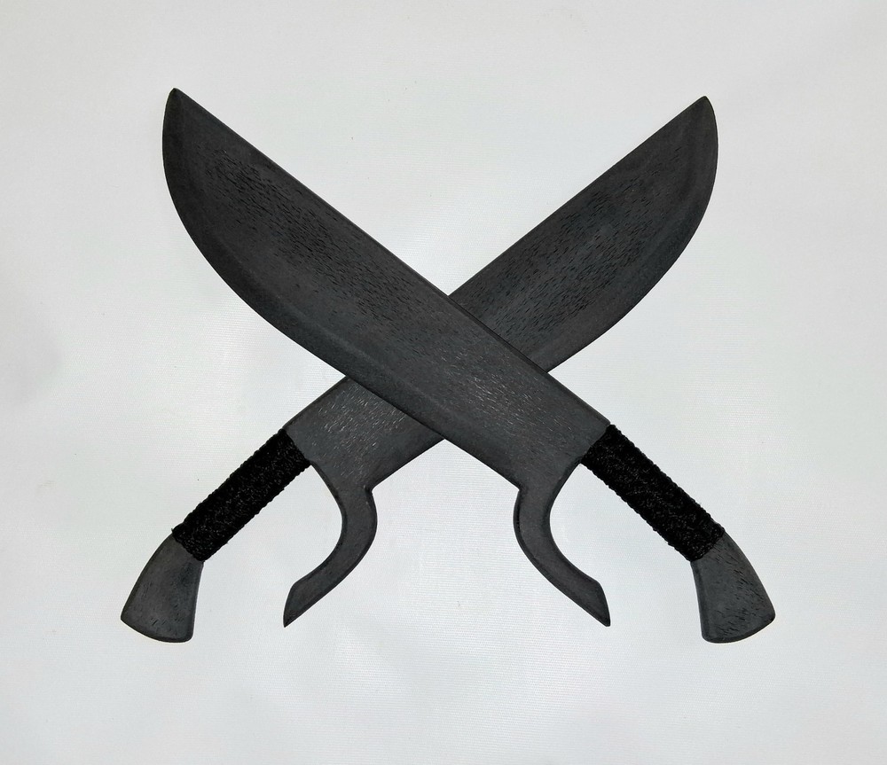 Butterfly Training Swords Wing Chung Practice Martial Arts Kung Fu Kalaj Kutter