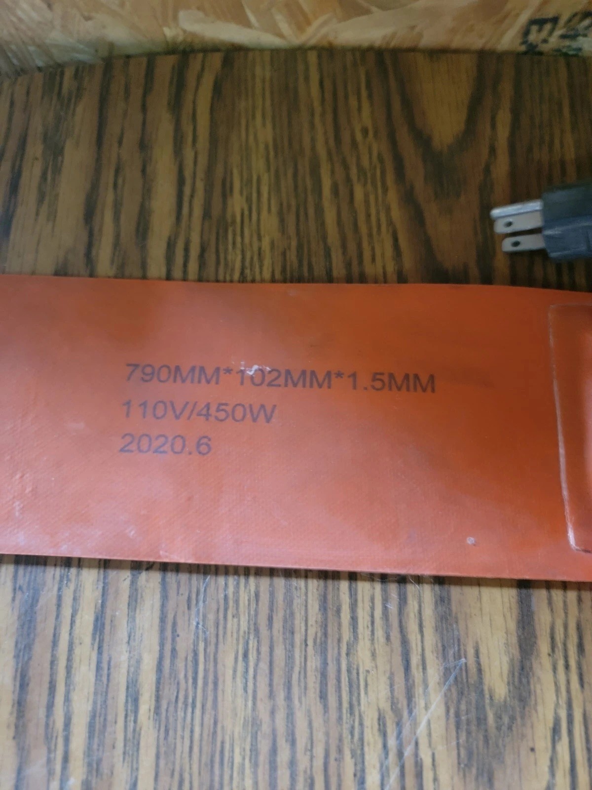 110V Oil Drum Heater Silicone Heating Blanket 1.5mm Rubber Heater