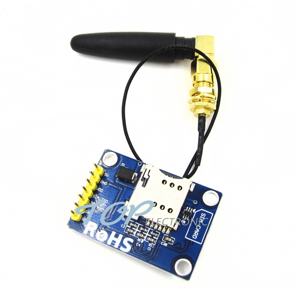 SIM800L V2.2 5V Wireless GSM GPRS MODULE Quad-Band W/ Antenna Cable Cap