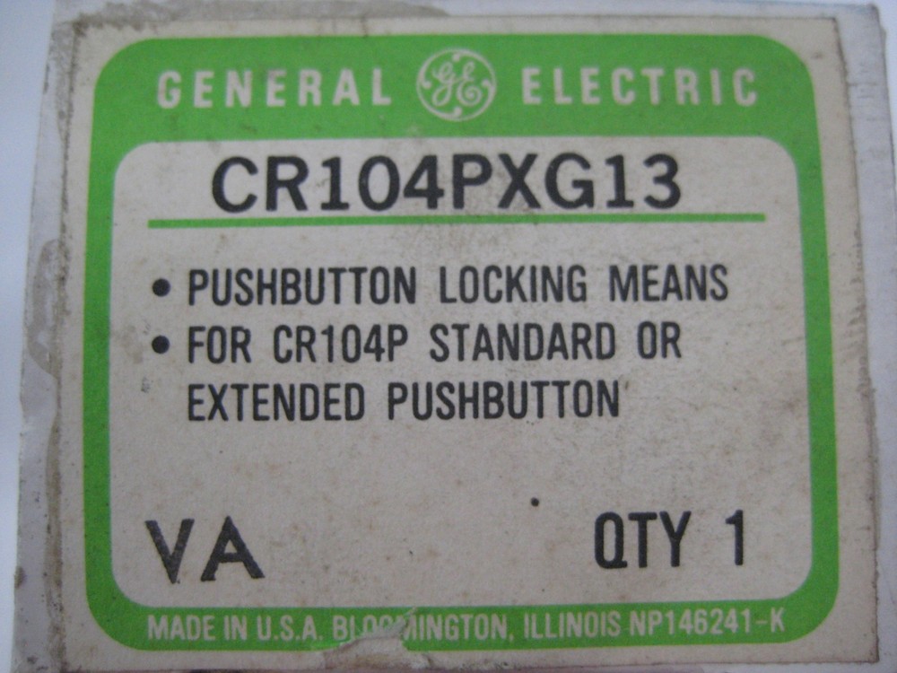 GE CR104PXG13 PUSHBUTTON NSMP