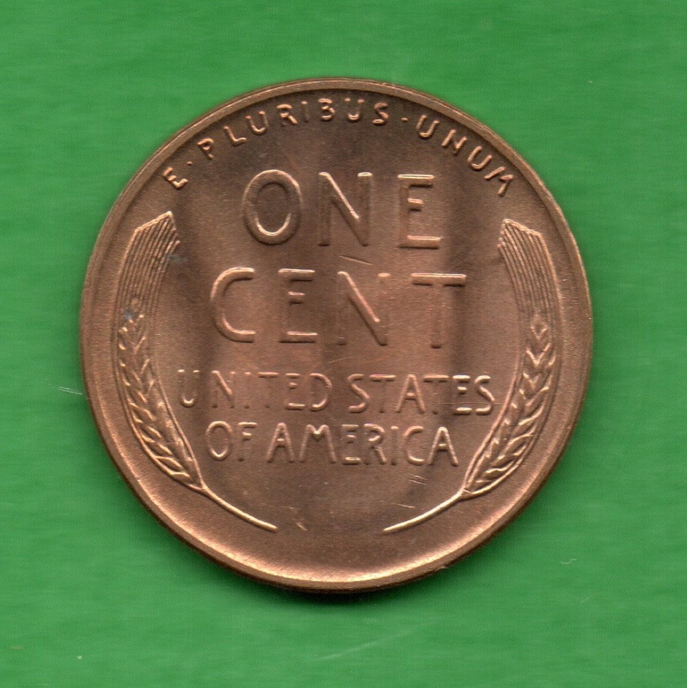 1954 S Lincoln Wheat Cent Uncirculated