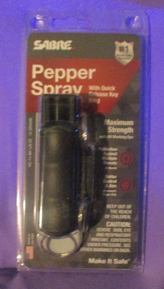 Sabre Pepper Spray With Quick-Release Key Ring For Fast Access From Your Keys