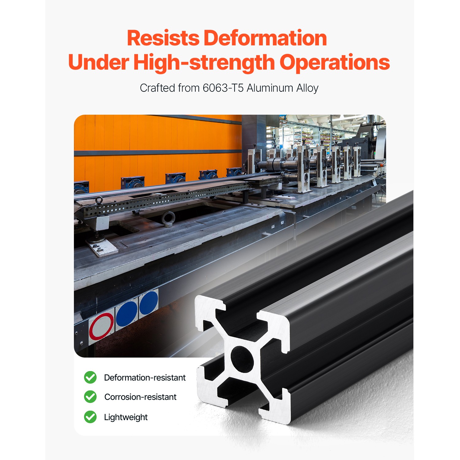 10PCS 39.4in (1000mm) T Slot 2020 Aluminum Extrusion Anodized Linear Rail