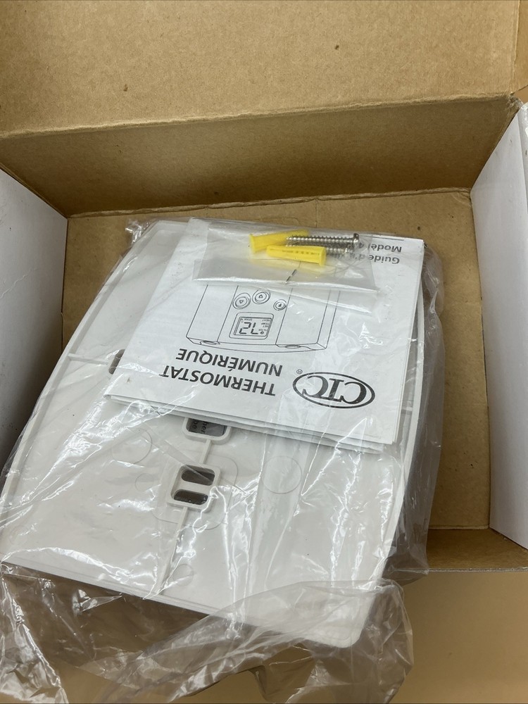 CTC Digital Electronic Thermostat Model 43054 Open Box None Programmable
