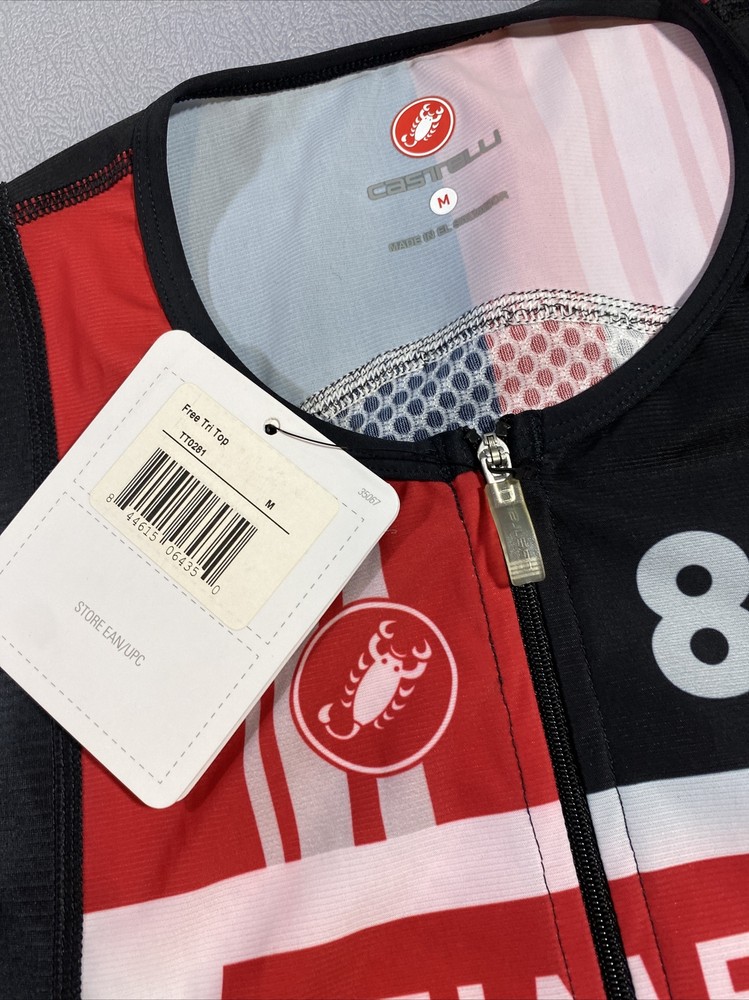 Castelli free timex tri triathlon top Medium M (8697-2)