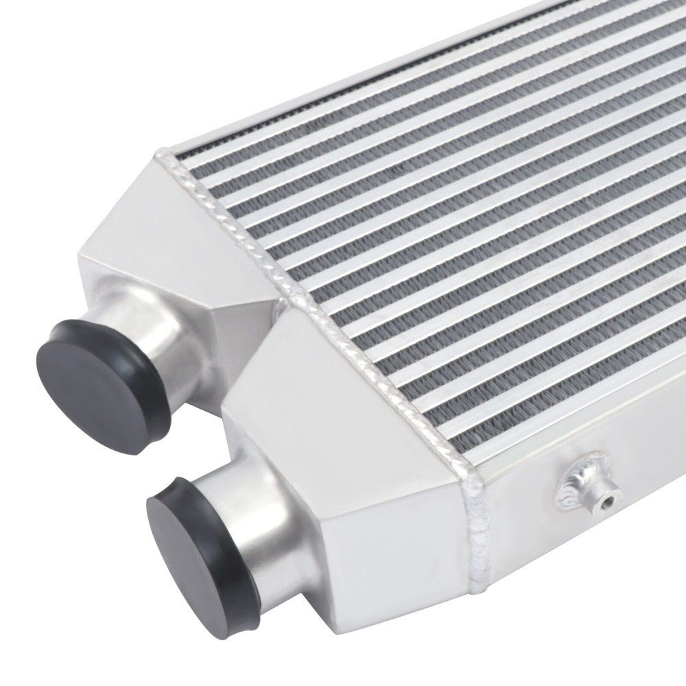 Universal Aluminum Intercooler Front Mount 2.5" Inlet&Outlet Same One Side