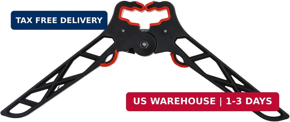 Folding Bow Stabilizer Stand with Removable Bipod for Bowhunting Accessories