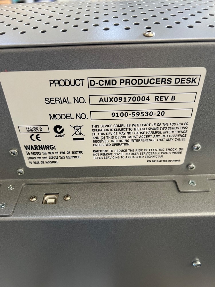 Digidesign D-CMD PRODUCERS DESK 9100-59530-20