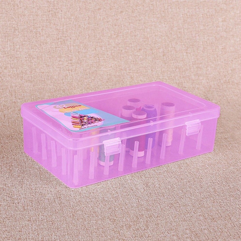 Sewing Thread Storage Box Case DIY Craft Spool Thread Rack for Household