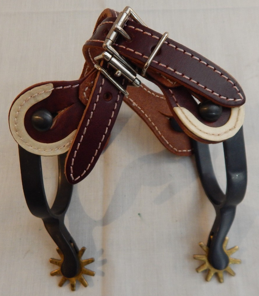 Western Cowboy Concho Style Spurs - 38