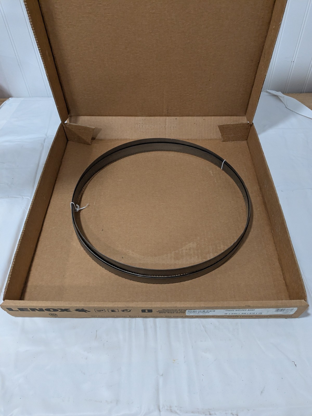 Lenox Welded Bandsaw Blade: 10' Long x 3/4" Wide x 6 to 10 TPI 87883CLB103050