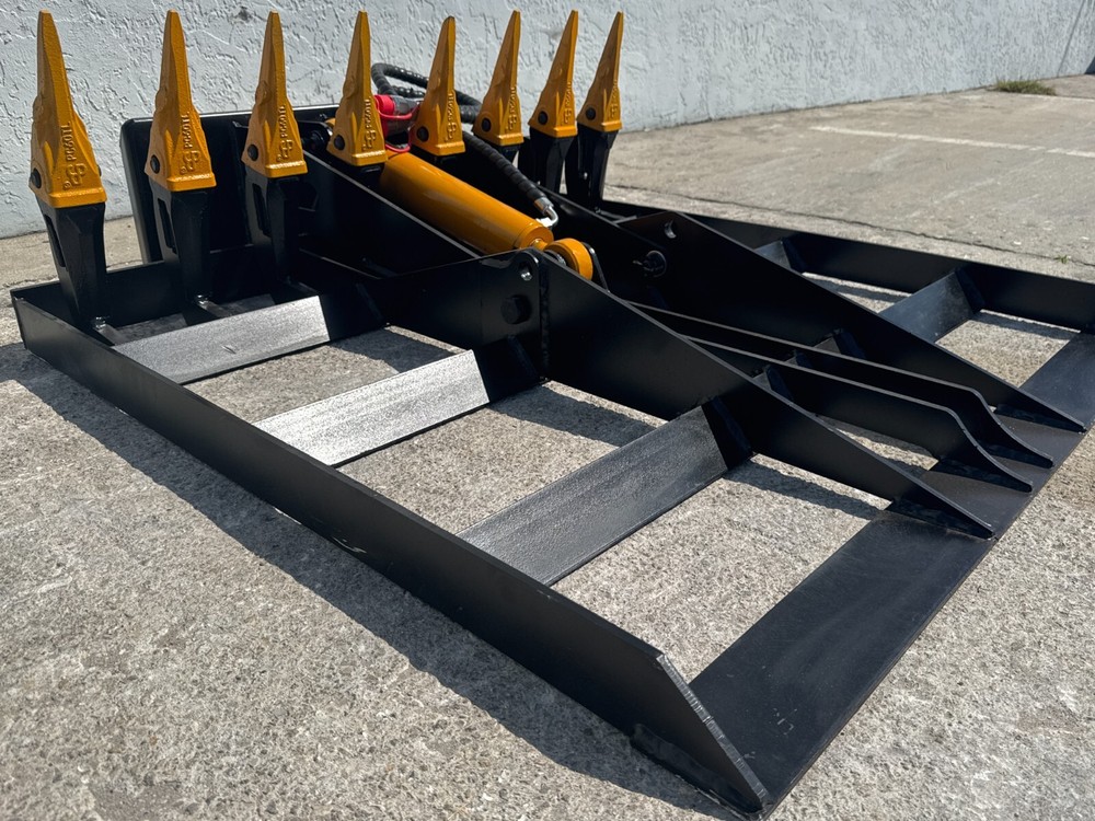 42" Land Plane Leveler Grading w/Ripper Teeth Mini Skid Steer Attachment