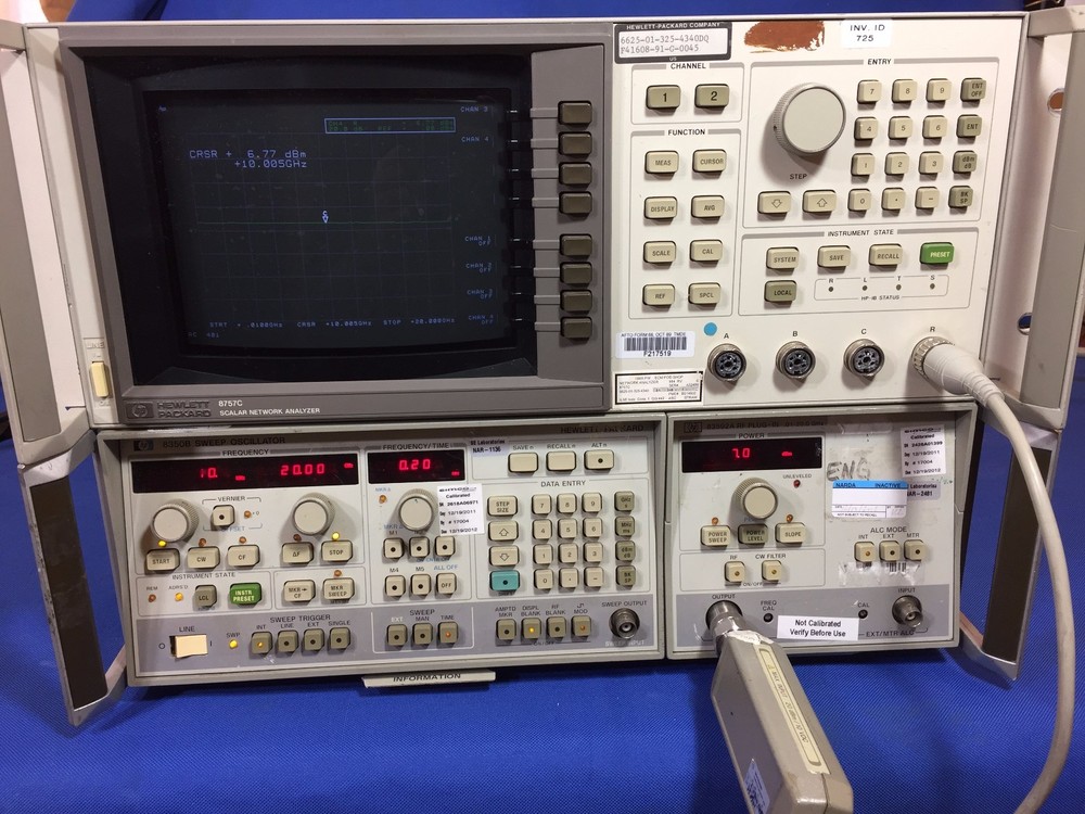 Agilent / HP/ Keysight 8757C Scalar Network Analyzer w/ OPT 001, Tested