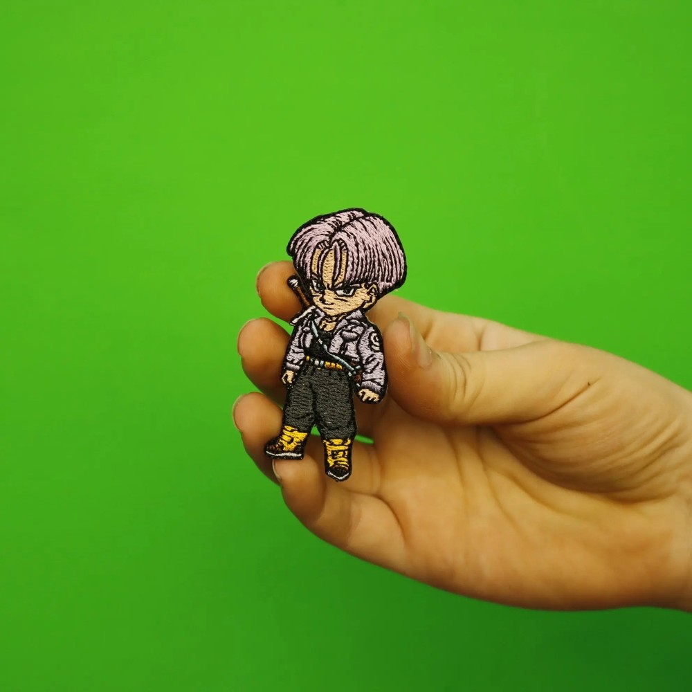 Dragon Ball Z SD Trunks Character Anime Embroidered Patch