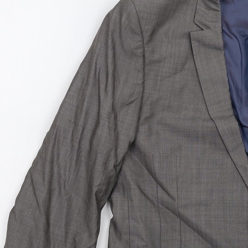 NEXT Mens Grey Wool Blend Suit Jacket Size 44