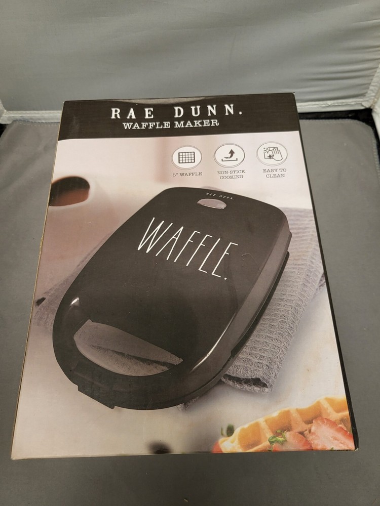 Rae Dunn Waffle Maker Non-Stick 5"