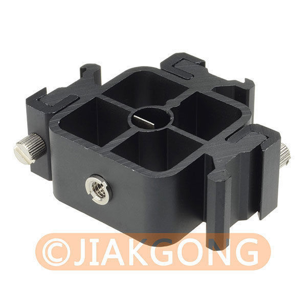 Triple Hot Shoe Mount Adapter Flash Light Stand Umbrella Holder Bracket