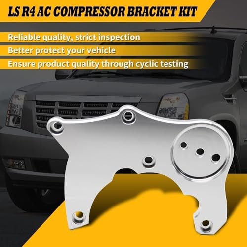 LS R4 AC Compressor Bracket Kit Compatible with LS LQ LS2 LS3 LS6 1999-2013