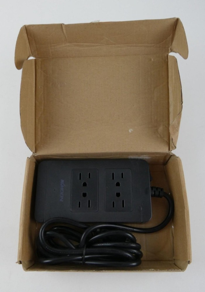 KKMOON Compact Power Strip 4 Outlet 4 USB Used