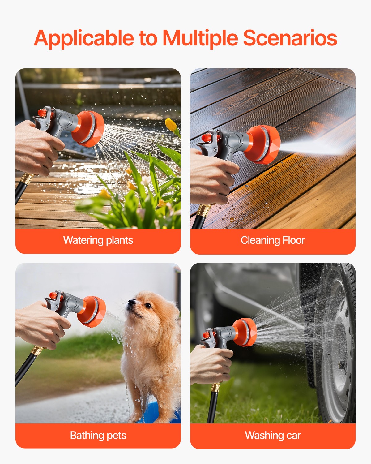 Retractable Garden Hose Reel 1/2 Inch x 65 ft Wall Mounted Garden Hose Reel