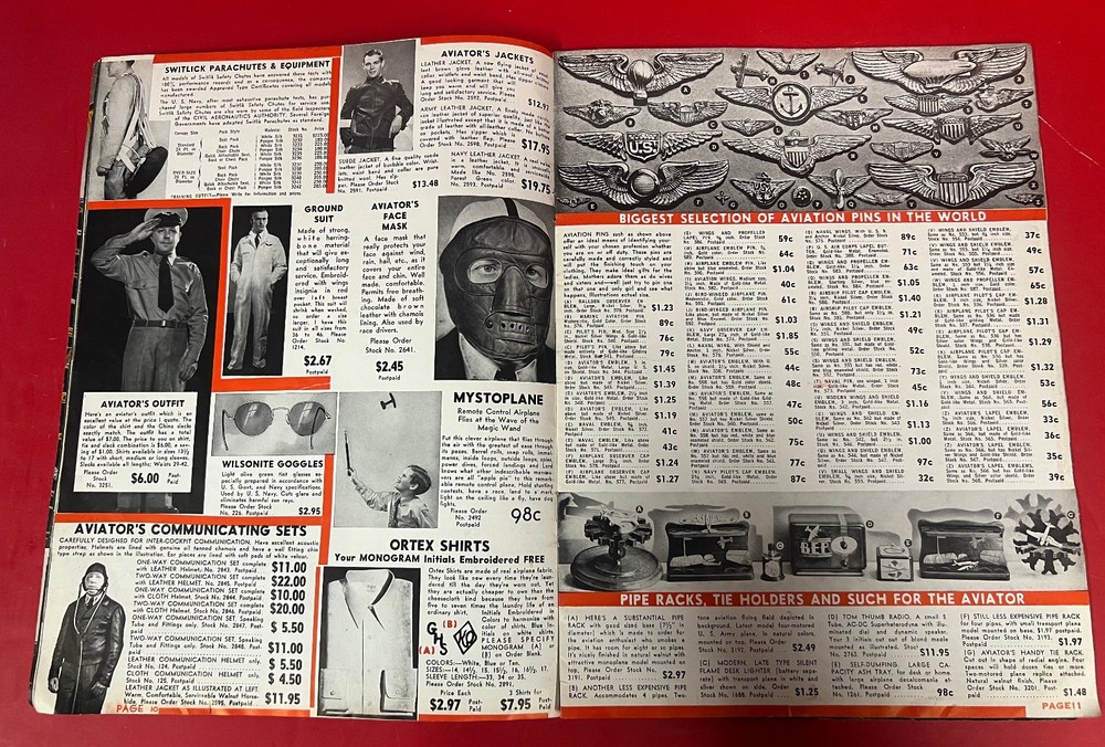 1939 KARL ORT AVIATION CATALOG – ORIGINAL PRE-WAR REFERENCE