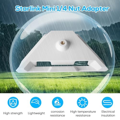 Starlink Mini 1/4 Nut Base, Adjustable Angle Starlink Mini Magnetic mount
