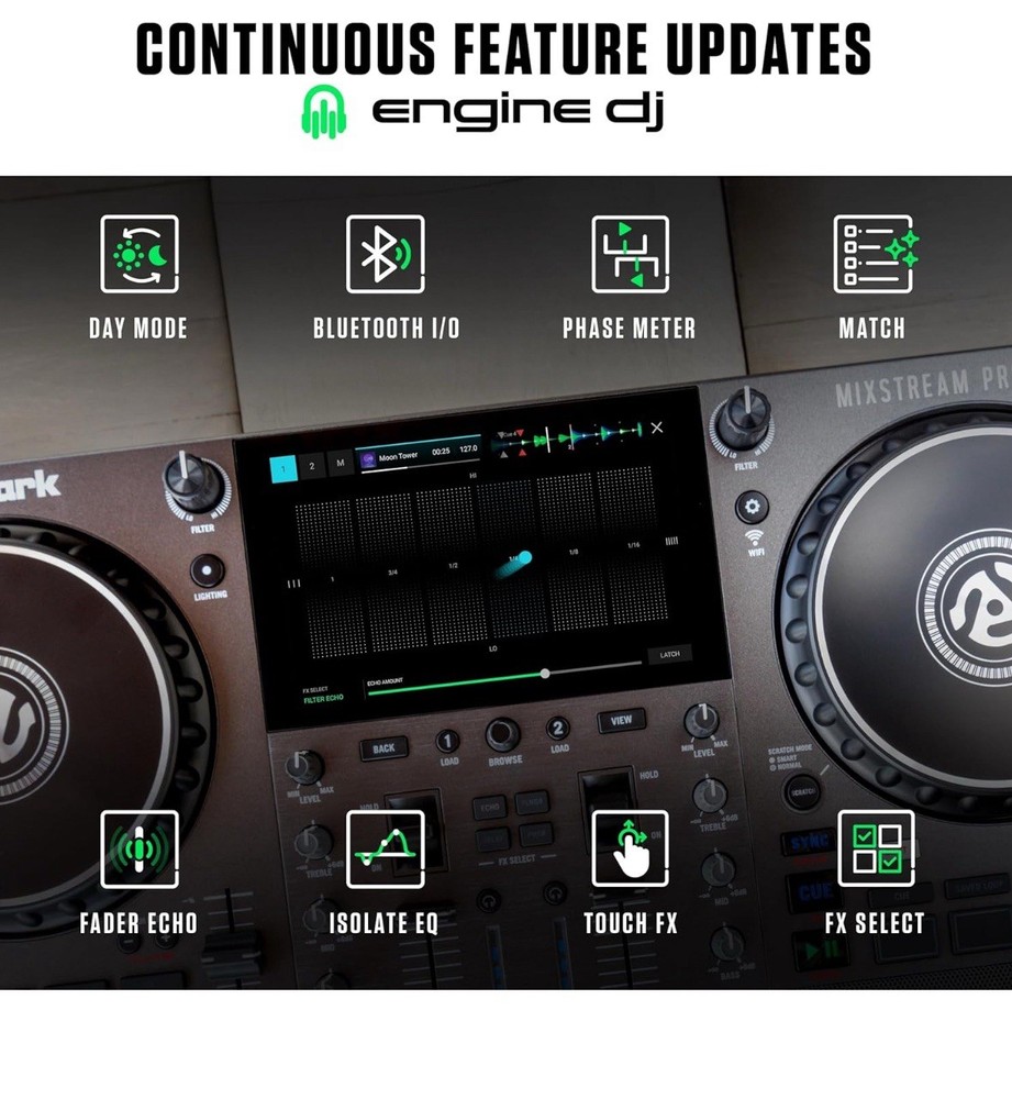 NEW Numark Pro Go: Fully Portable Battery-Powered DJ Controller, built-in stems