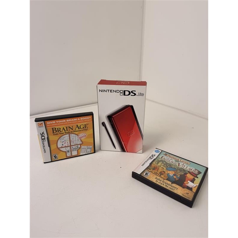 Nintendo DS Lite Crimson Console (Tested!) (Does not include Charger)