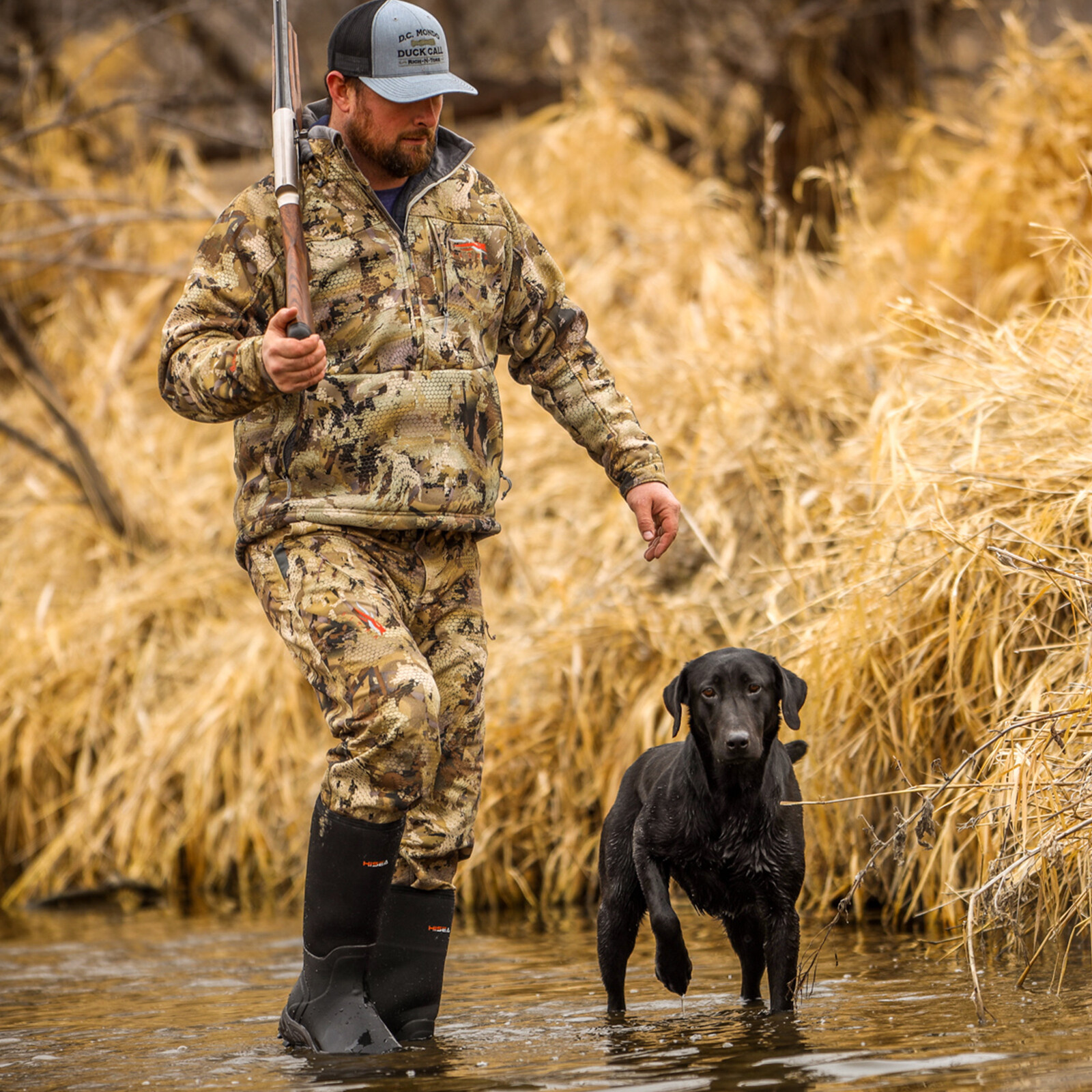 HISEA Men's Hunting Boots Neoprene Insulated Rain & Snow Muck Mud Working Boots