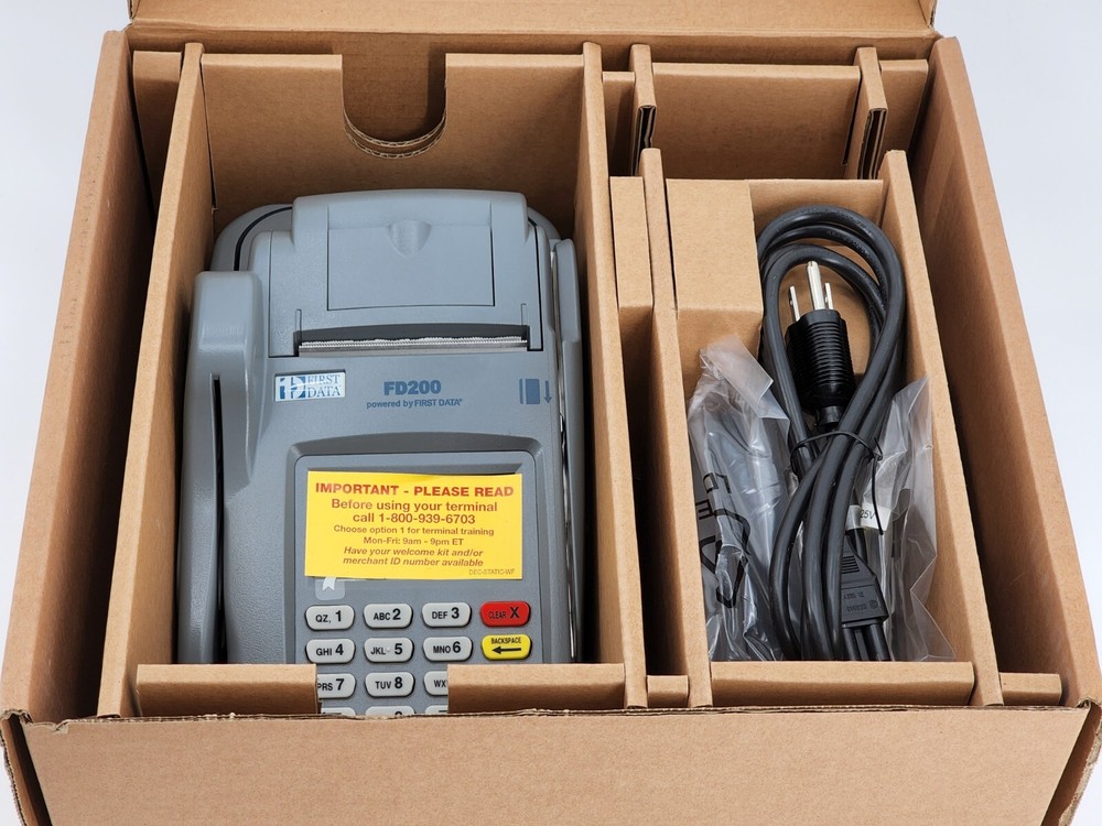 First Data FD-200 ***Open box*** In Original Box