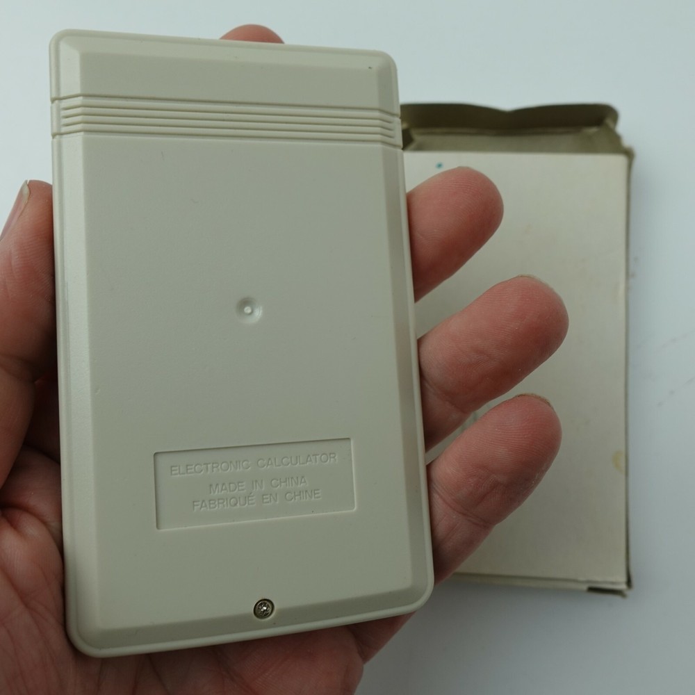 Vintage Casio Electronic Solar Calculator HS-10