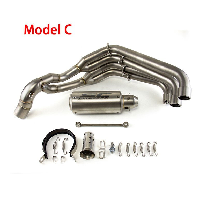 For Honda CBR650R CBR650F 2014-2024 CB650R Full System Exhaust Tips Header Pipe