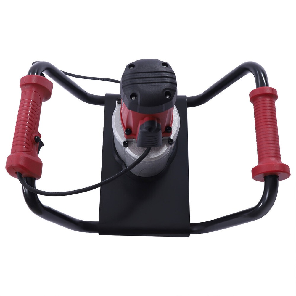 Adjustable Electric Post Hole Digger 1.6HP Auger with Extension Rod 4''