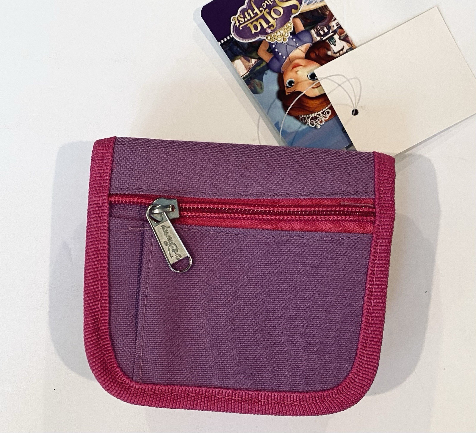 Disney SOFIA the FIRST WALLET COIN PURSE Shoulder Bag Card Case Money Holder NEW