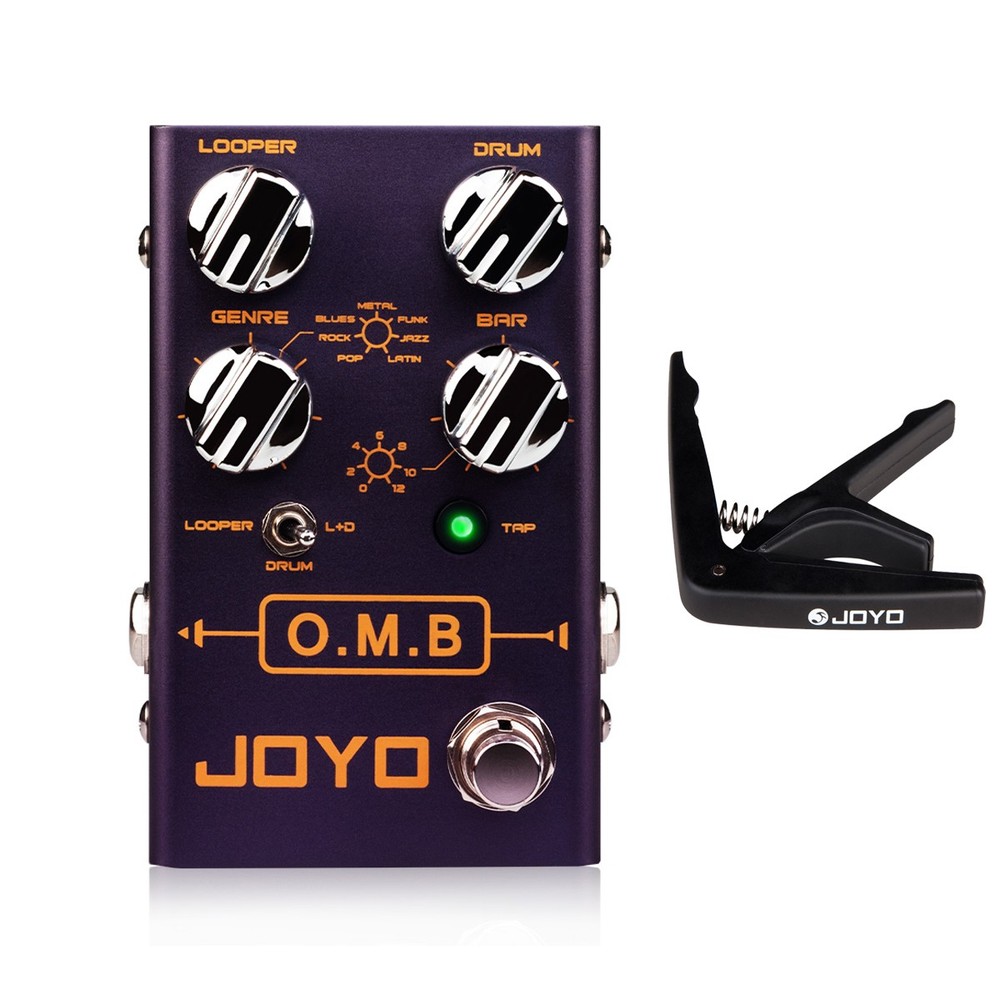 JOYO Looper Cycle & Drum Machine Guitar Effect Pedal Recording Mode +Guitar Capo
