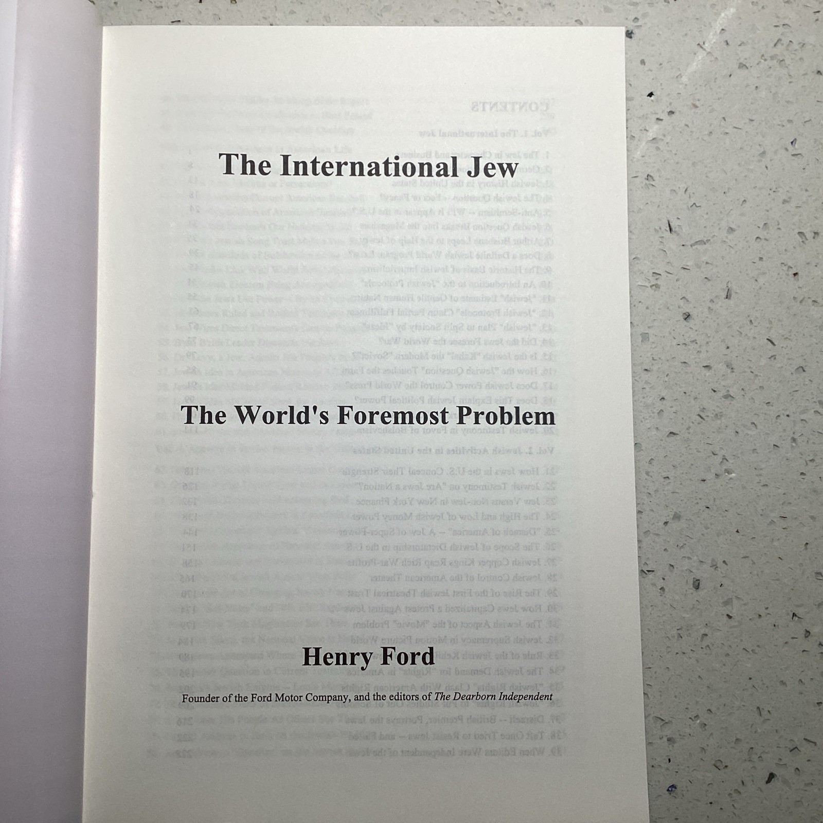 4 Volume The International Jew The World's Foremost Problem Large Henry Ford new