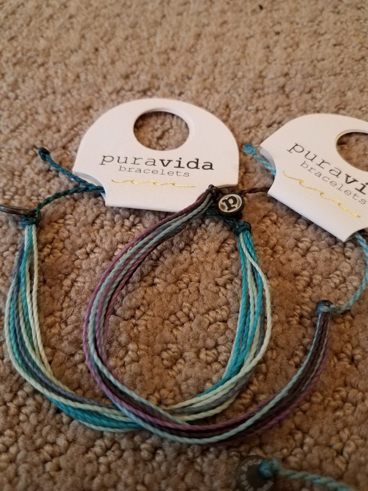 PuraVida Silver Hexagon Bracelet