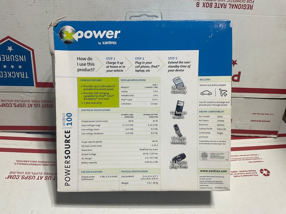 XPower by Xantrex Powersource Mobile 100