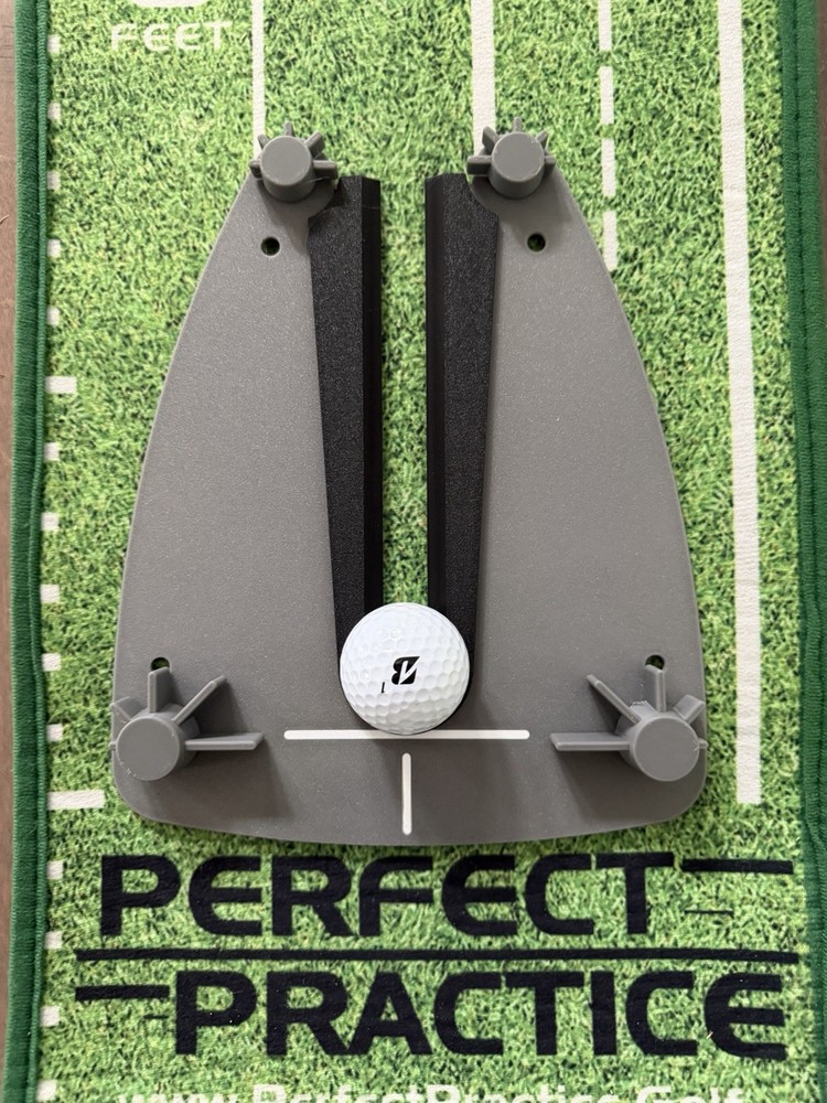 Custom 3D Printed Golf Putting Trainer Adjustable Gates Alignment Stimpmeter Aid