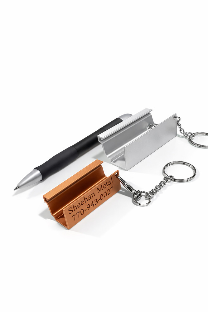 6” Gutter Keychain K Style or Half Round  Custom Contractor Keychain 3D Printed