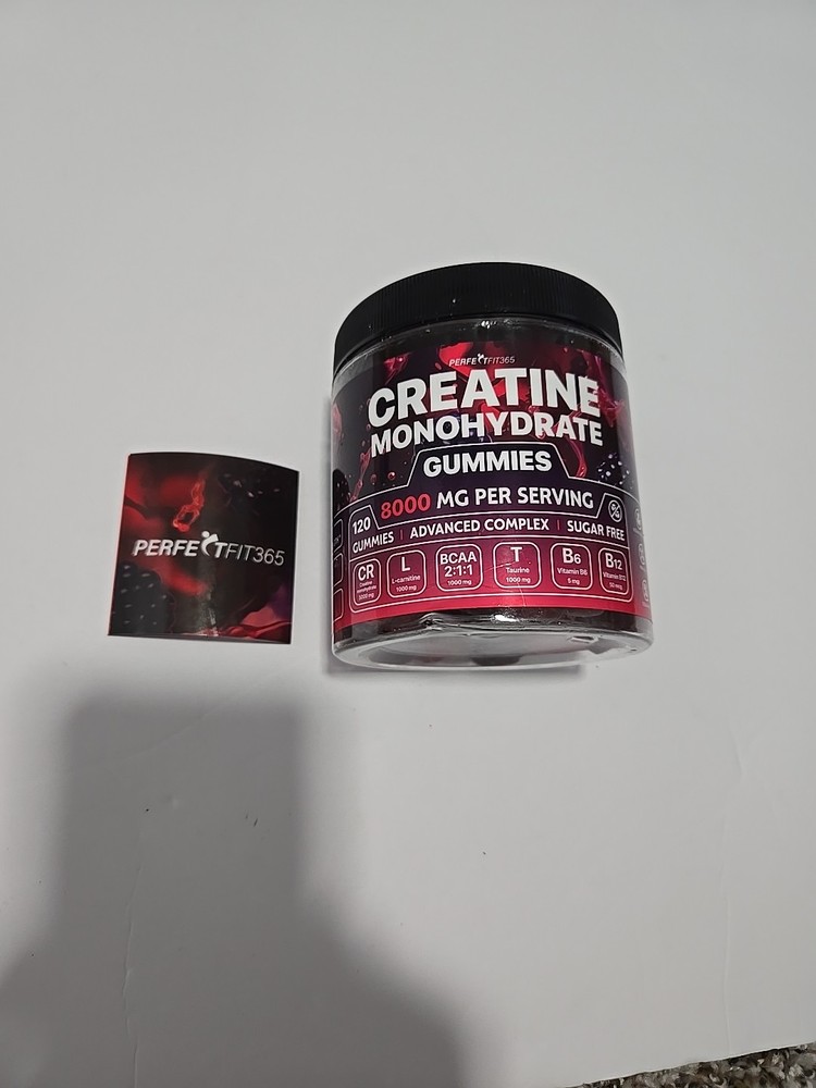Creatine Monohydrate Gummies 8000 MG Pre Post Workout Muscle Recovery Sugar Free