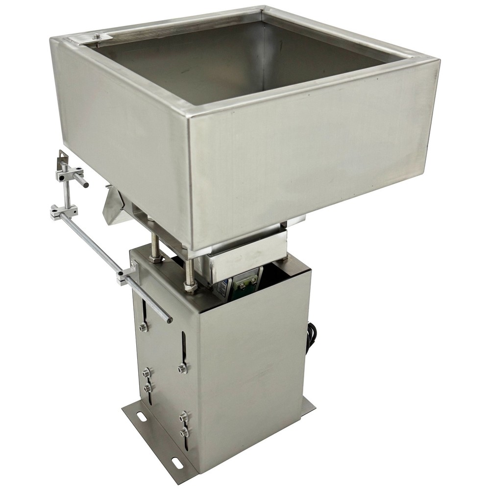 110V Automatic Vibrating Feeder Square Silo Industrial Vibratory Feeding Device