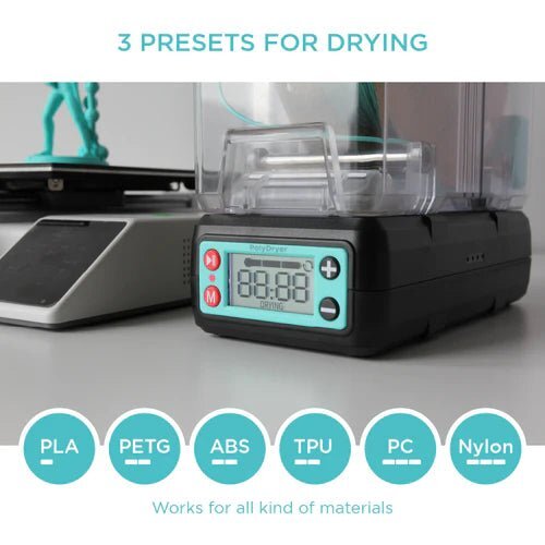 PolyDryer Dryer Dock and Storage Box by Polymaker and FabNotion
