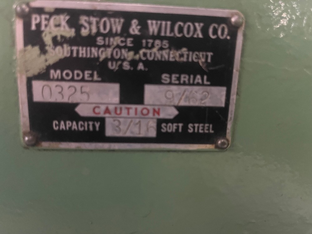 Peck, Stow & Wilcox Model 0325 Metal Shear