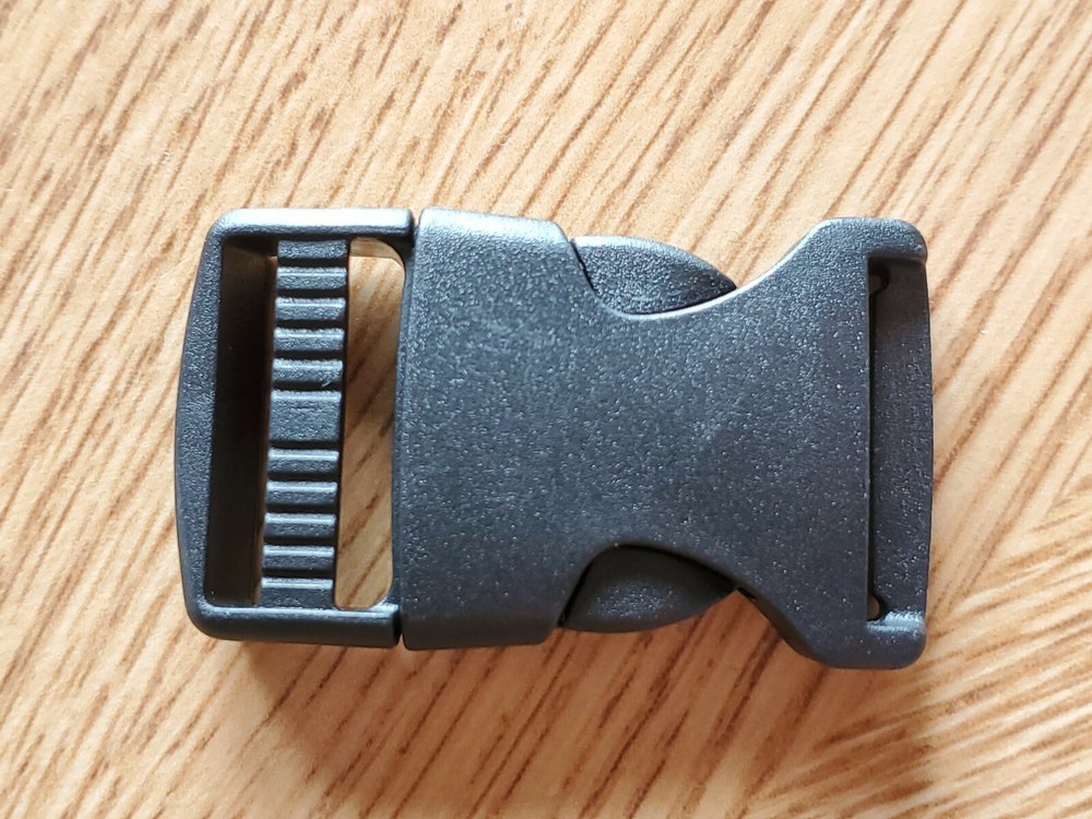 Plastic Strap Side Webbing Release Buckle Clasp 1'' Molle Bacpack Heavy Duty